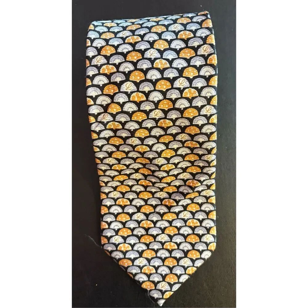 loewe printed tauromaquia silk tie